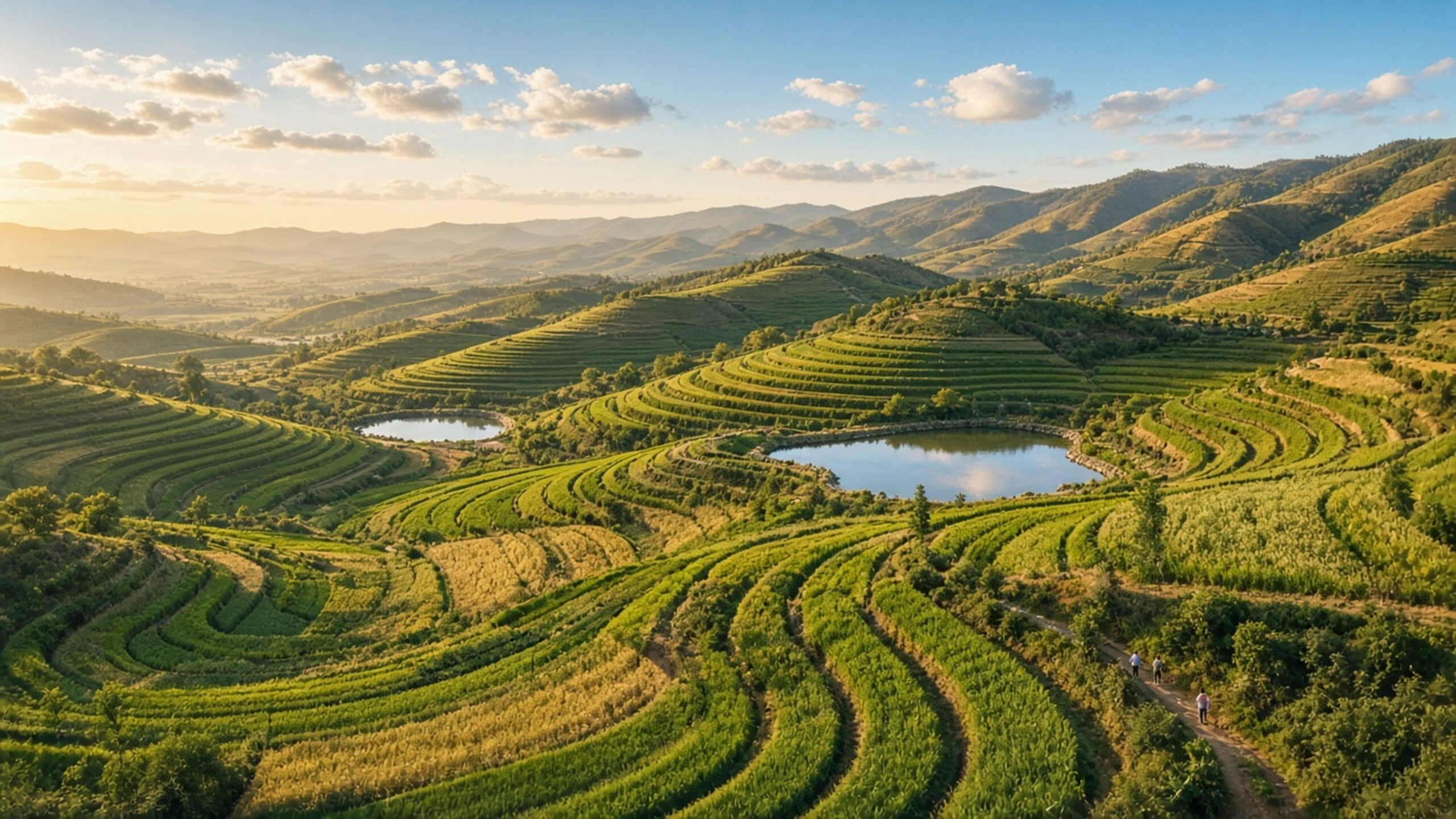 Projetos contra a mudança climática que usam o bom senso testado pelo tempo para alimentar o mundo