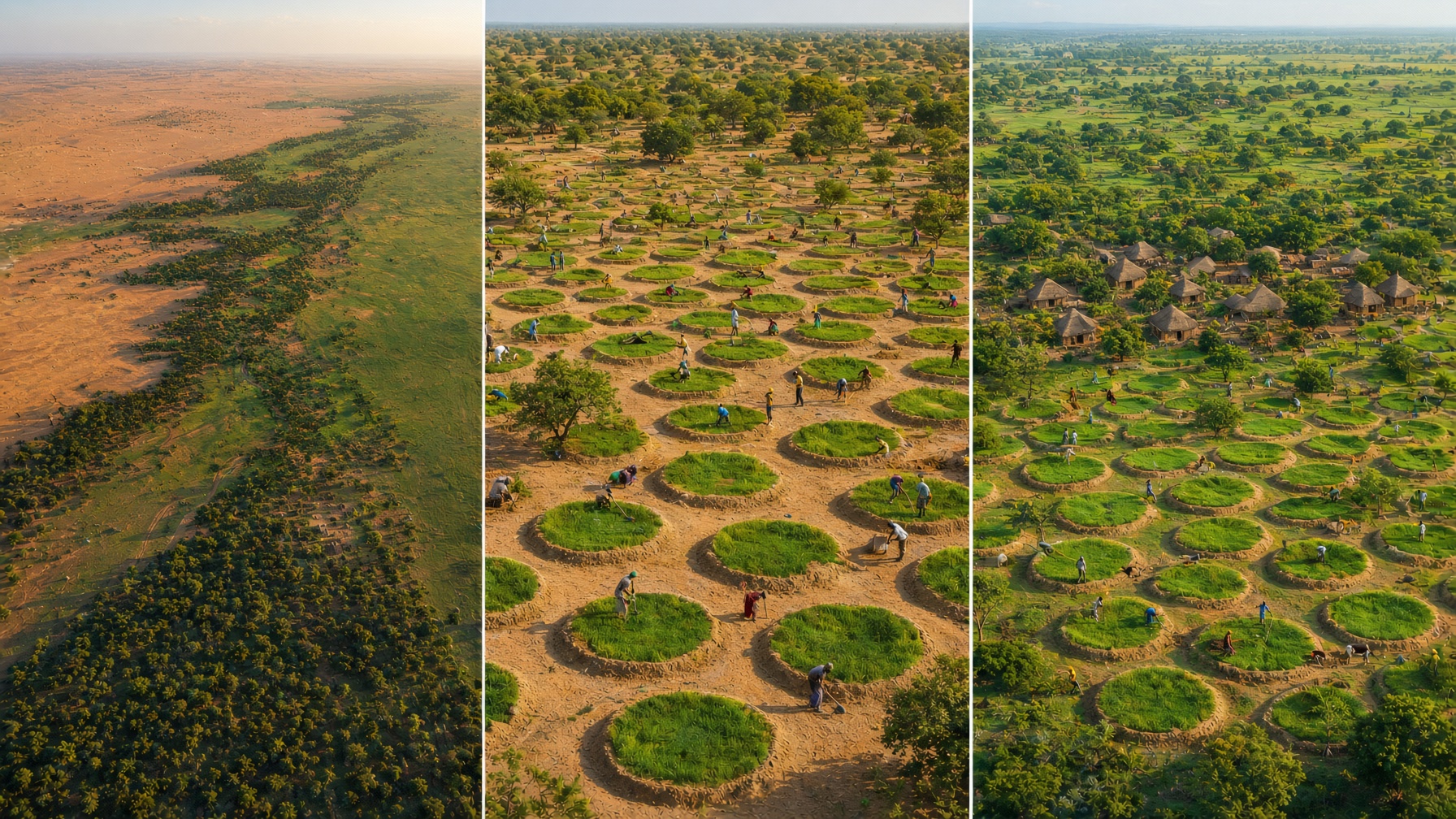 Projetos contra a mudança climática que usam o bom senso testado pelo tempo para alimentar o mundo