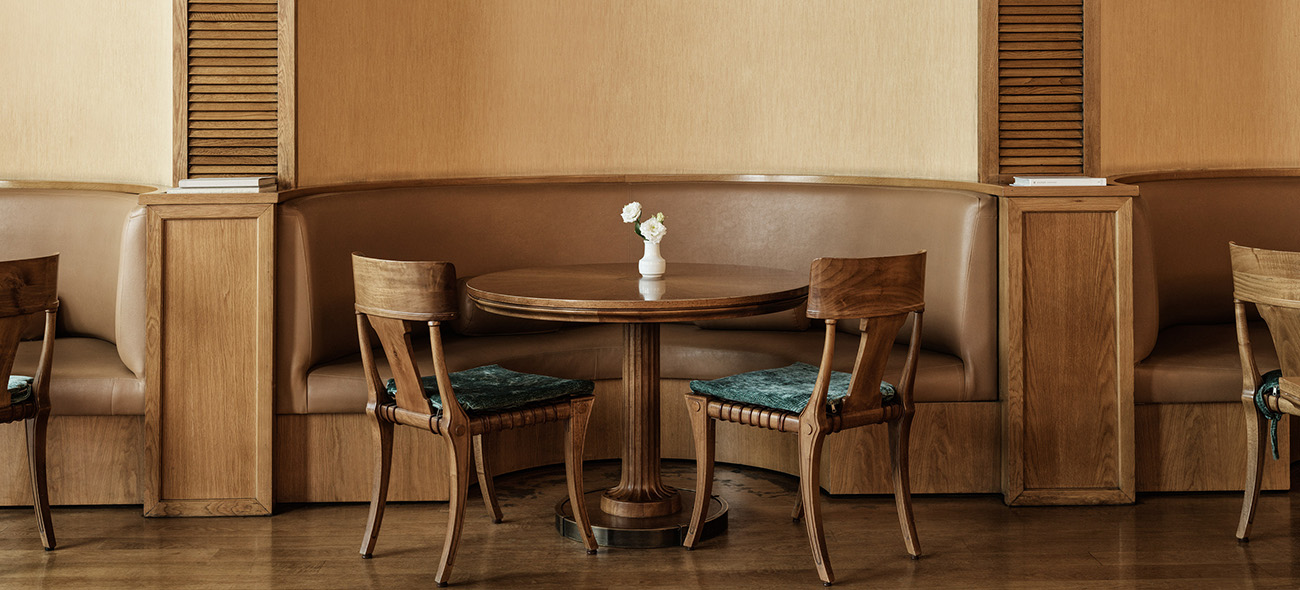 La Brasserie, o café do saguão para uma pausa